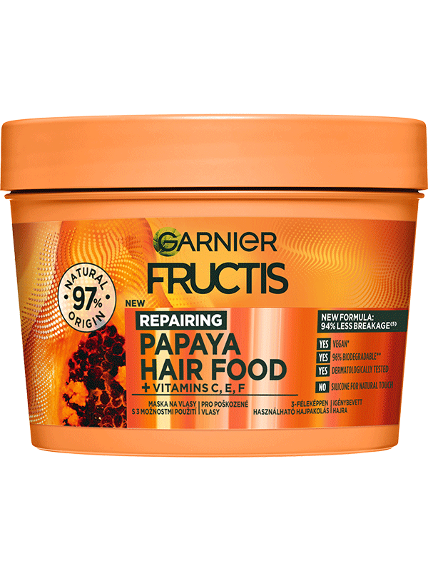 Garnier Fructis Hair Food Papaya hajpakolás